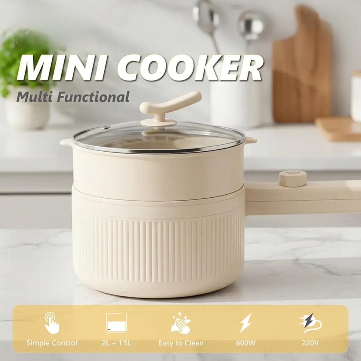 Multi Functional Mini Electric Cooker 600W