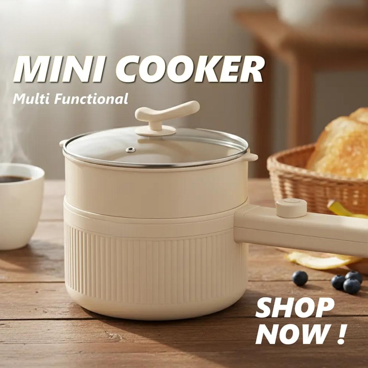 Multi Functional Mini Electric Cooker 600W
