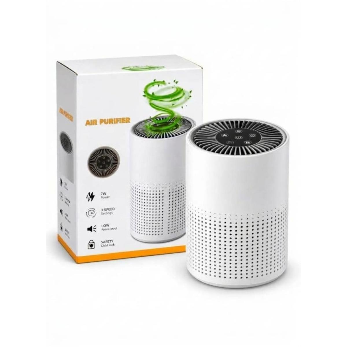 Portable Air Purifier 7W, 3 Speed Settings
