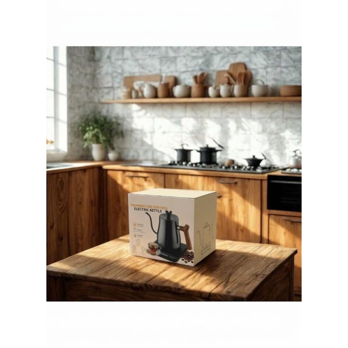 Temperature Control Electric Gooseneck Kettle 1L