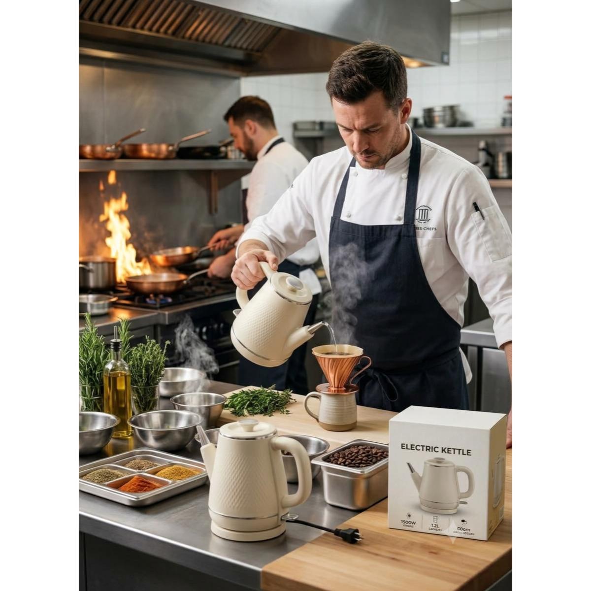 Electric Kettle 1.2L, 1500W