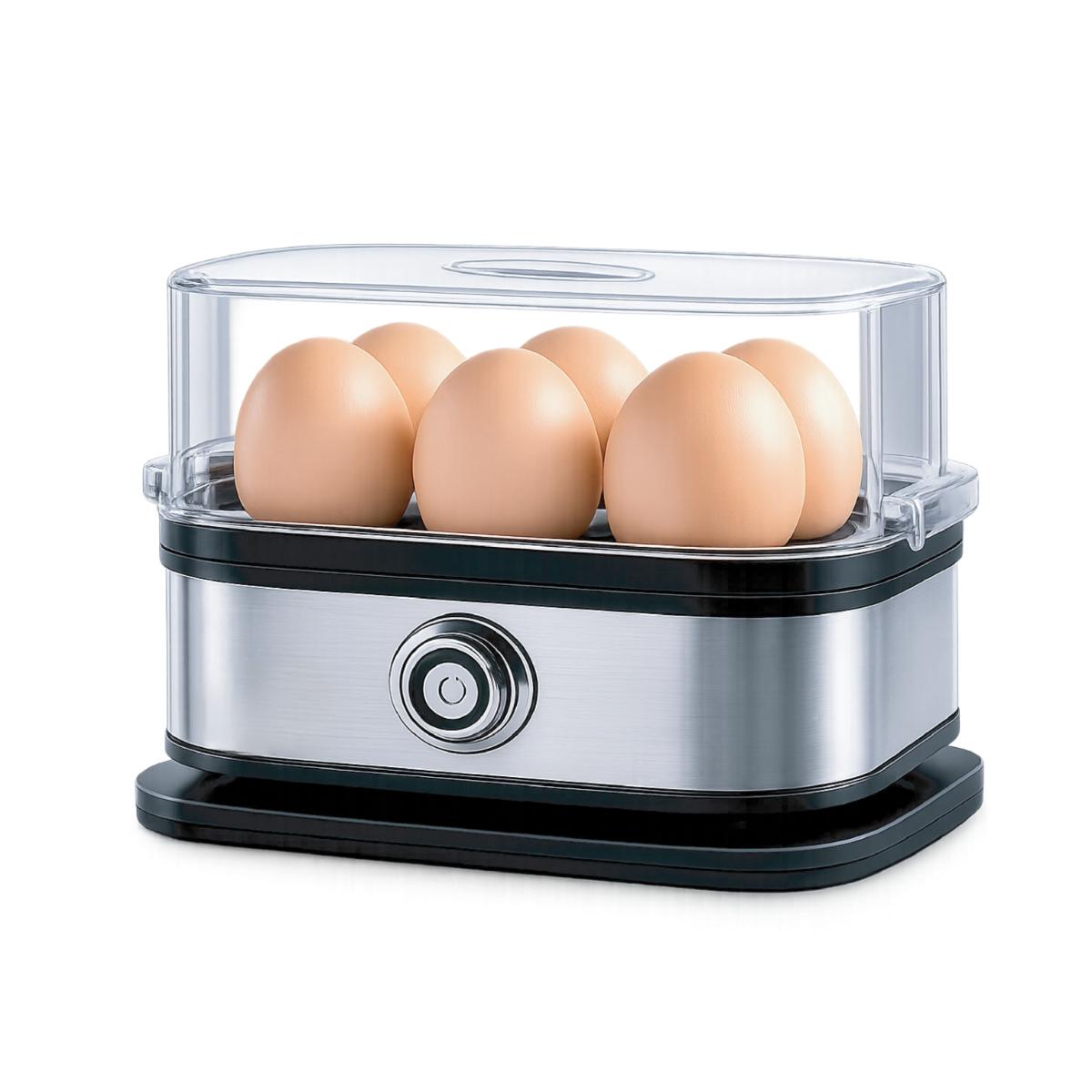 Square Electric Egg Cooker 200W, 1-6 Egg Capacity