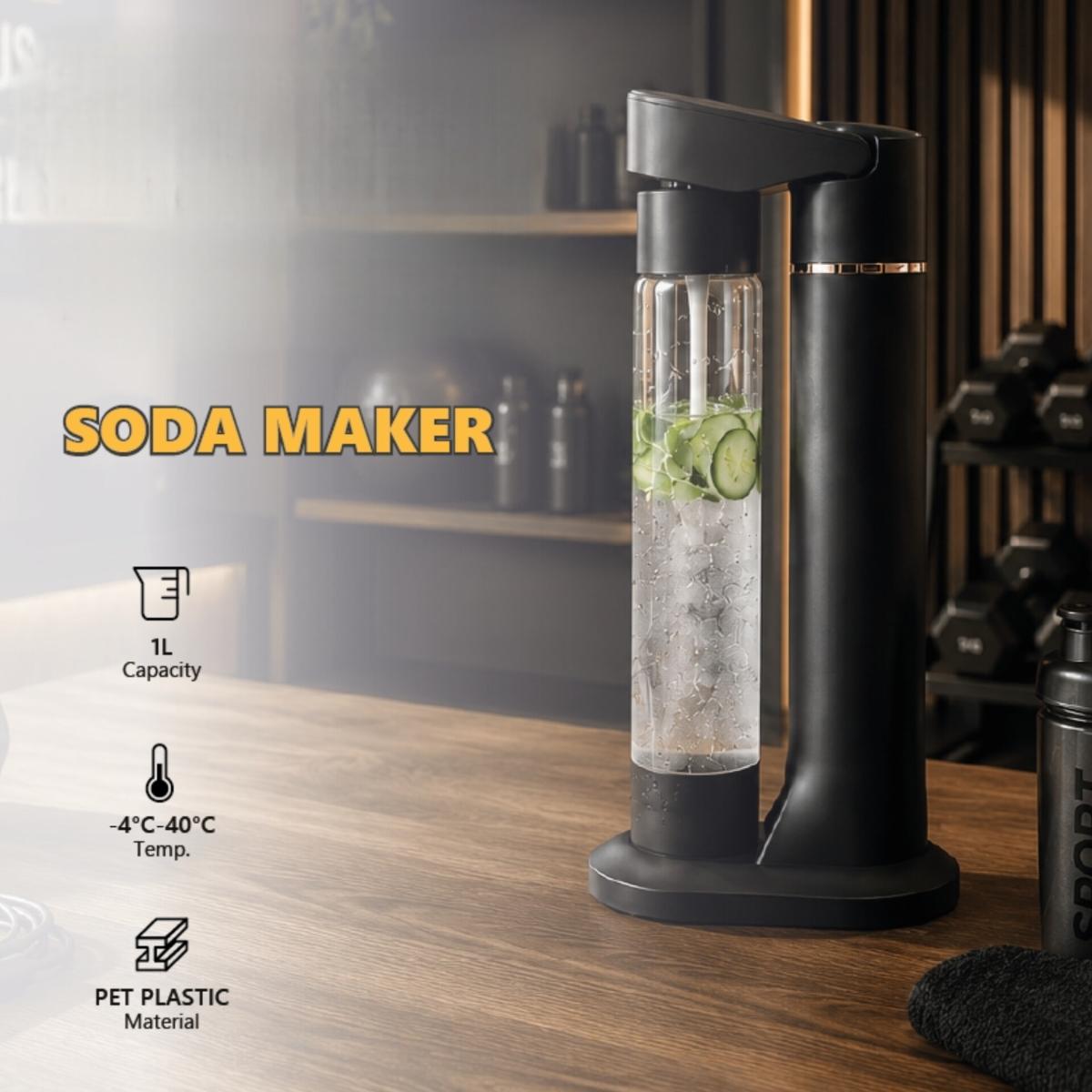 1L Soda Maker Machine with PET Bottle