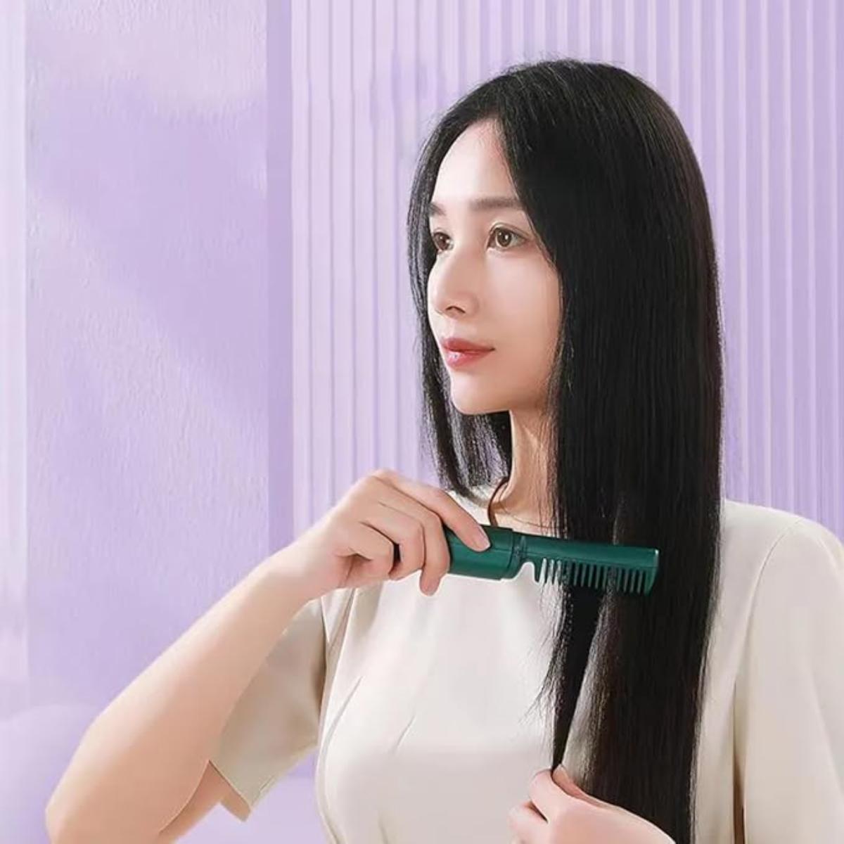 Rechargeable Mini Hair Straightener & Curler
