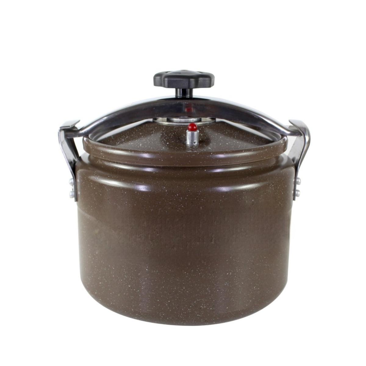 11 Litre Aluminium Pressure Cooker with Glass Lid