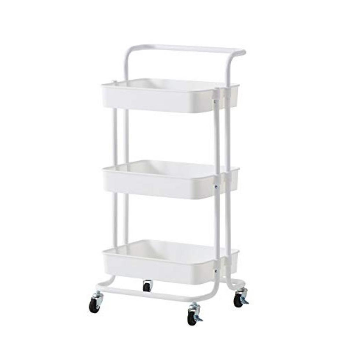 3 Tier Rolling Storage Cart with Wheels