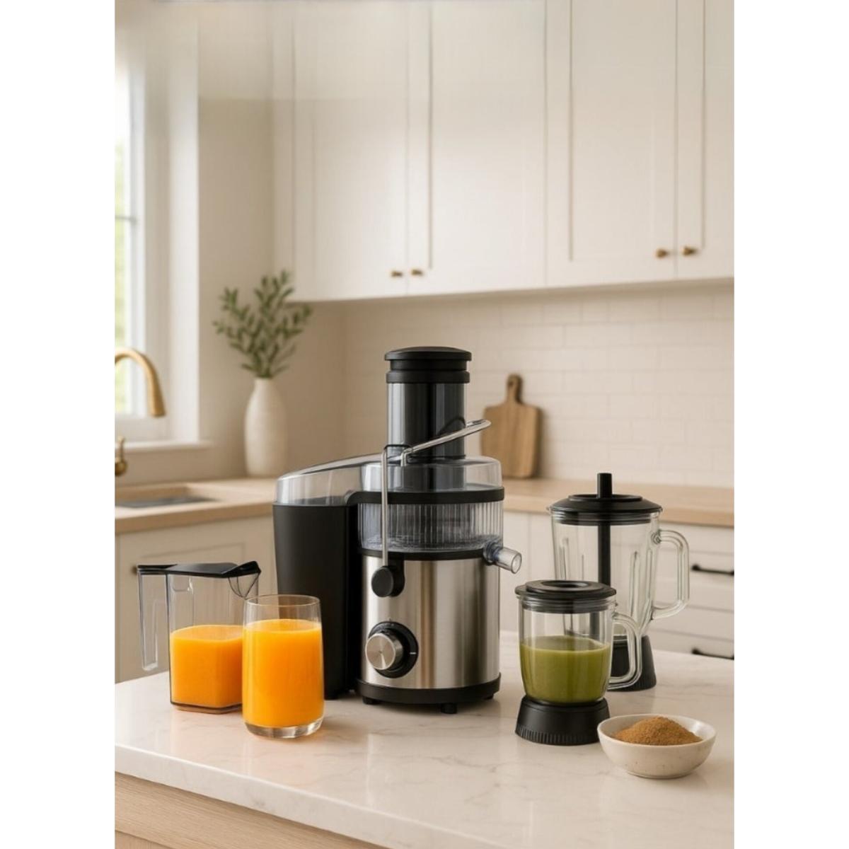 4-in-1 High-Performance Juicer and Blender System