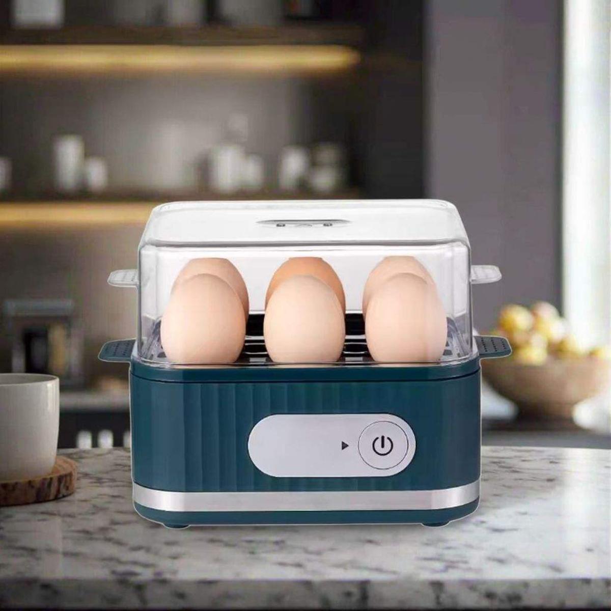 Electric Egg Cooker with Clear Lid