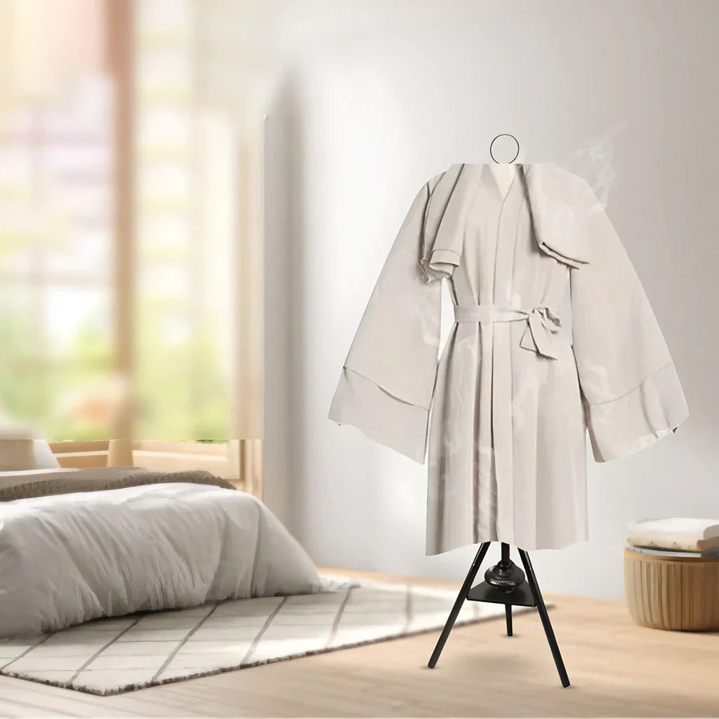 Modern Clothes Stand with Built-in Incense Burner