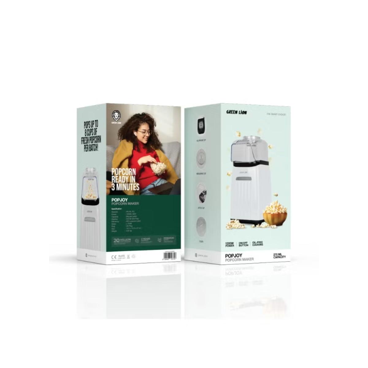 Green Lion Popjoy 1200W Oil-Free Popcorn Maker