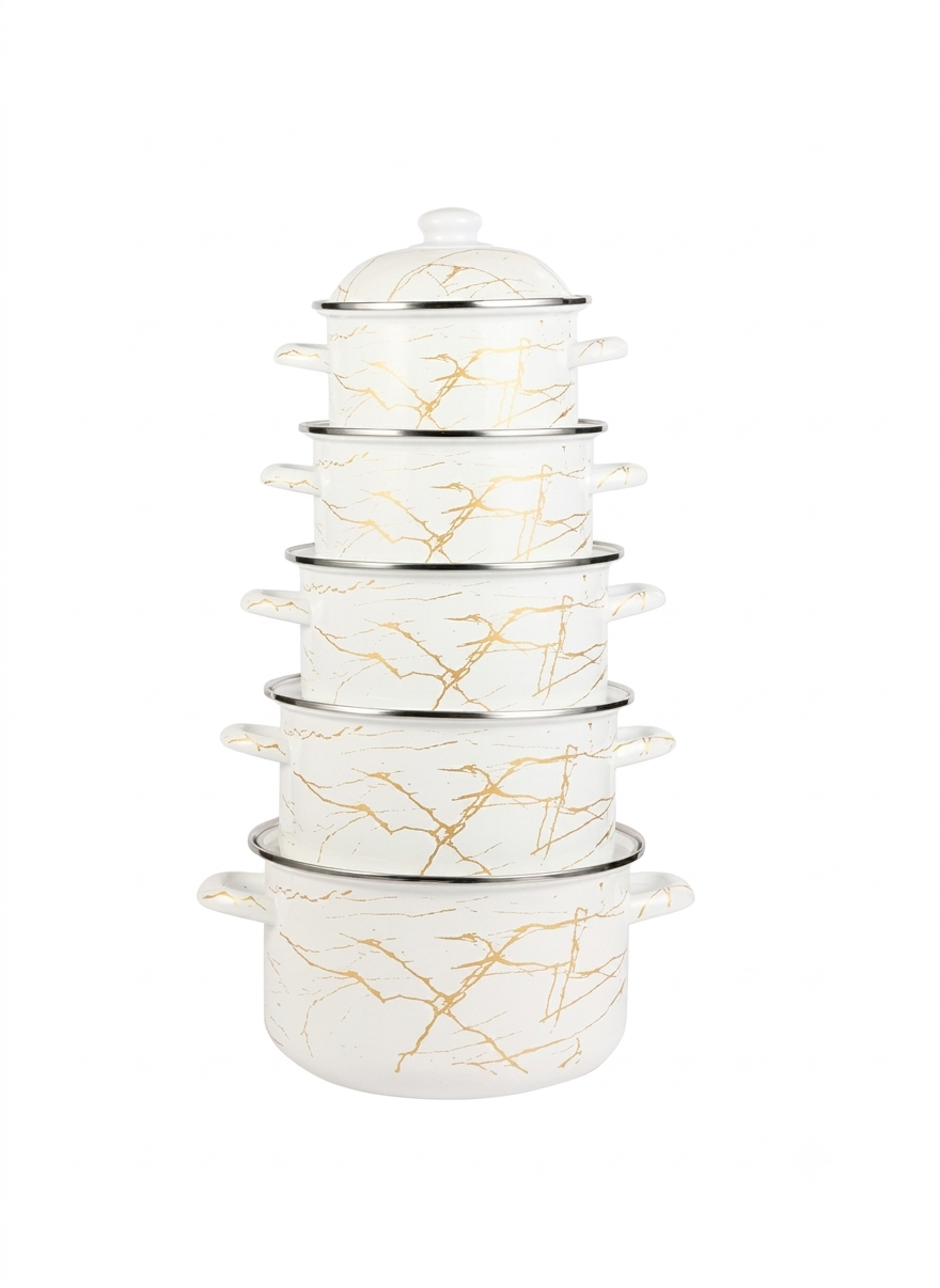 10 PCS Enamel Casserole Set