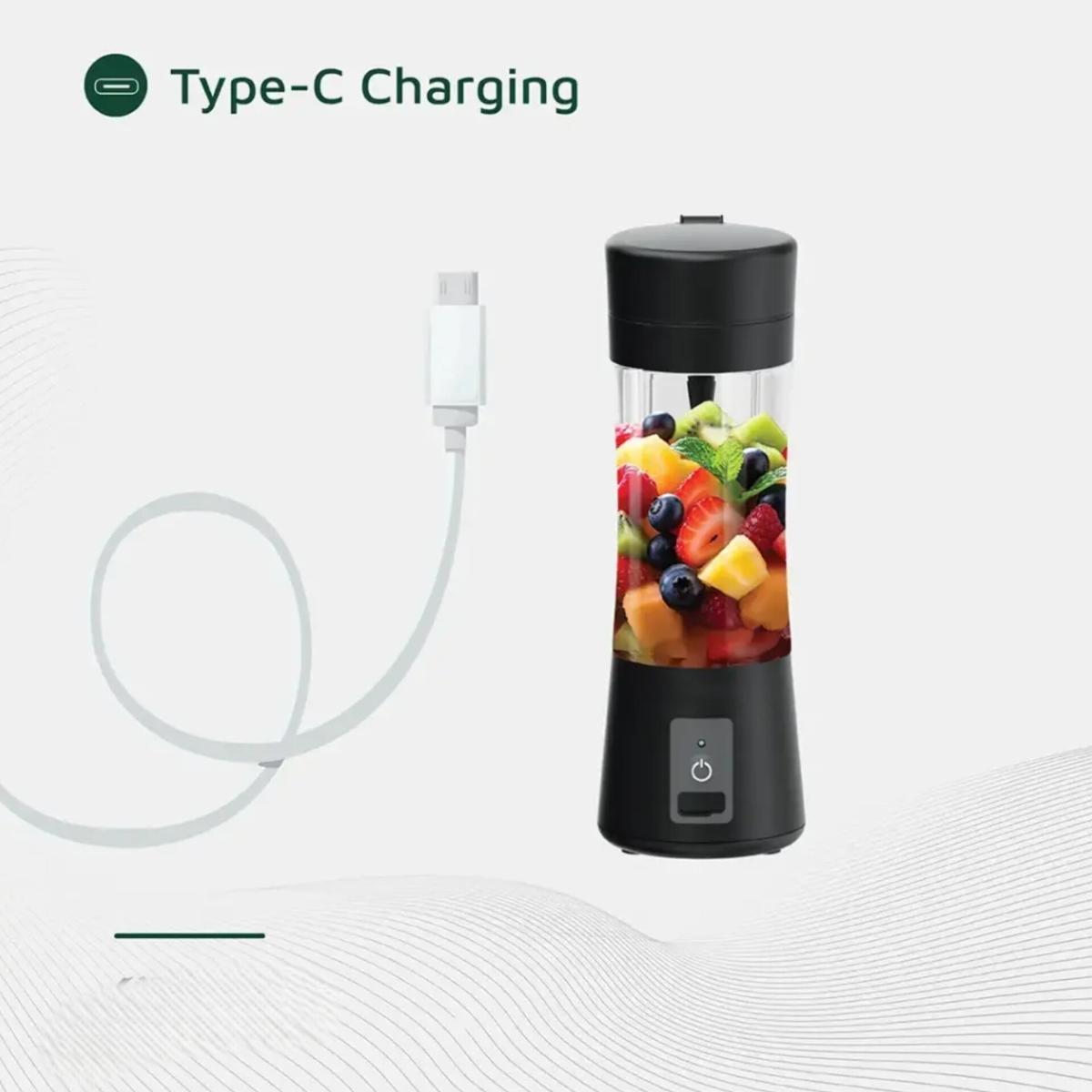 Portable Blender 380ml, 45W Rechargeable Personal Juicer