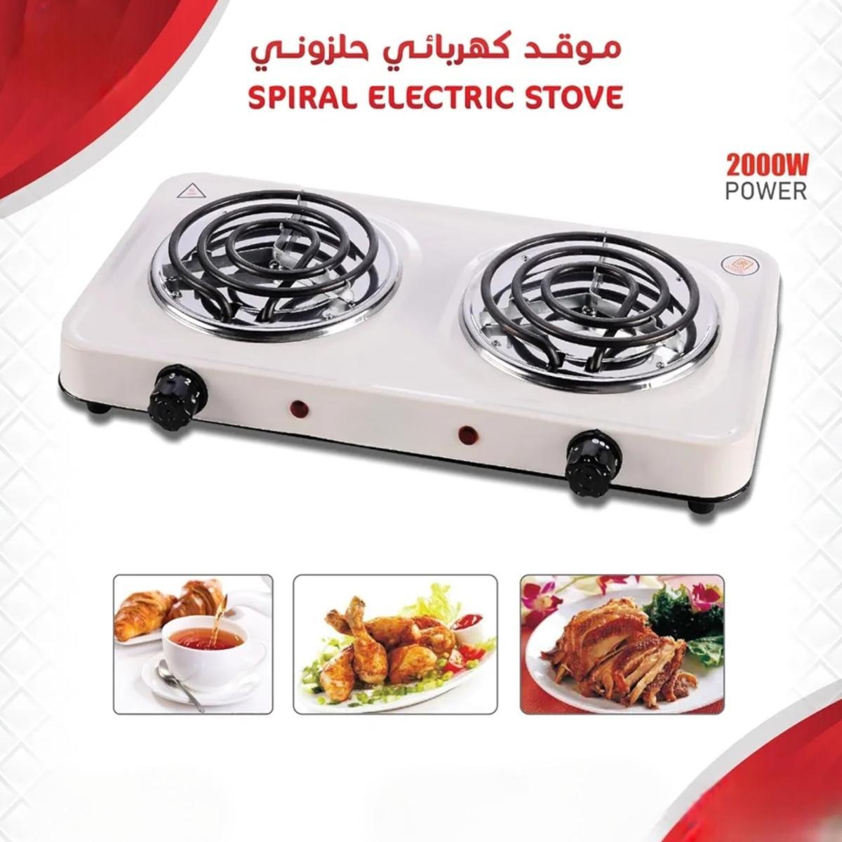 2000W Double Burner Electric Stove