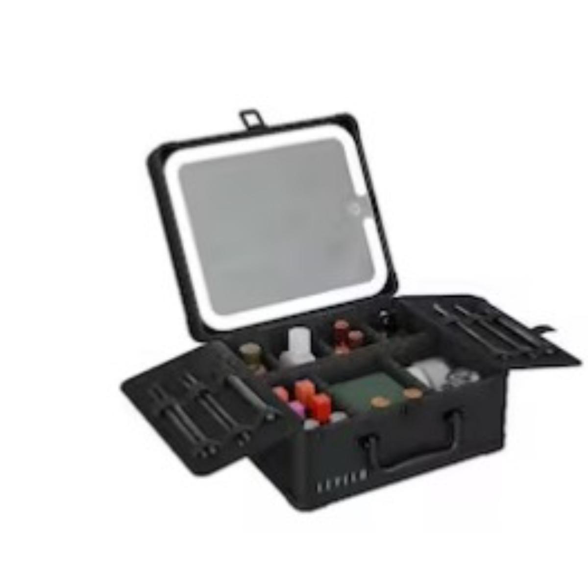 Portable Makeup Vanity Box with LED Mirror