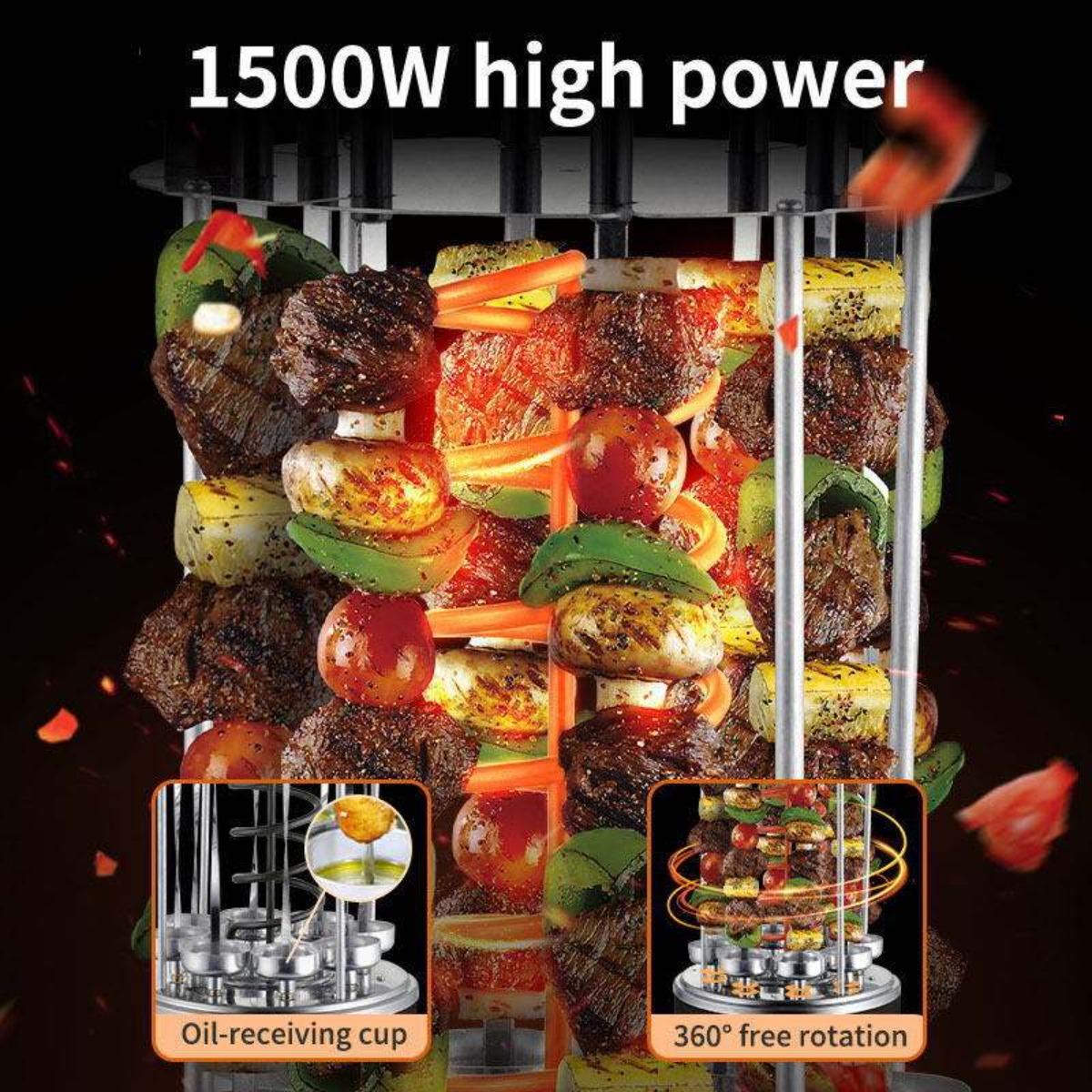 Electric Rotating BBQ Grill
