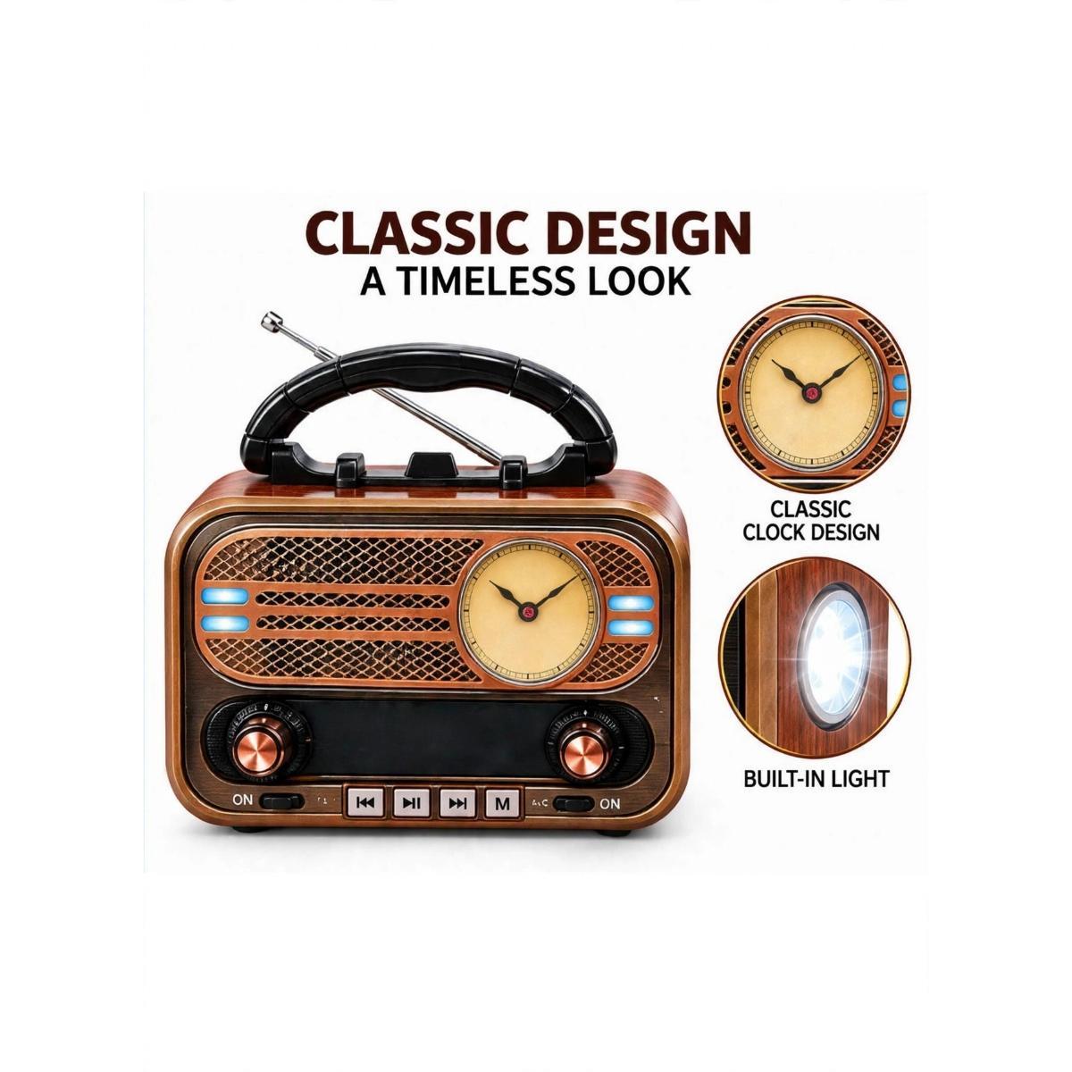 Retro Vintage Style FM Radio