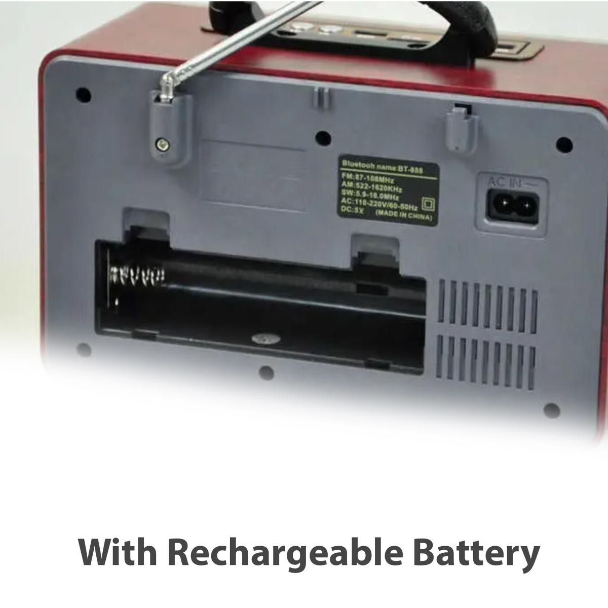 Portable Retro Multimedia Radio