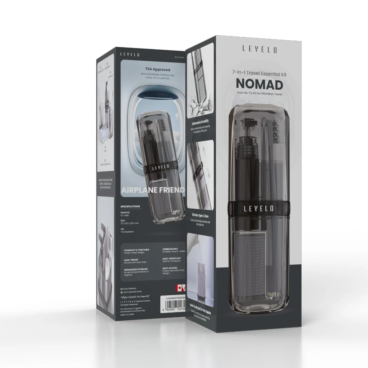Levelo 7 In 1 Travel Essential Kit Nomad