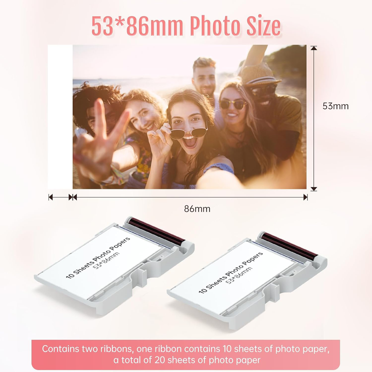 20 Sheets for HPRT Z3 Instant Print Camera by HPRT