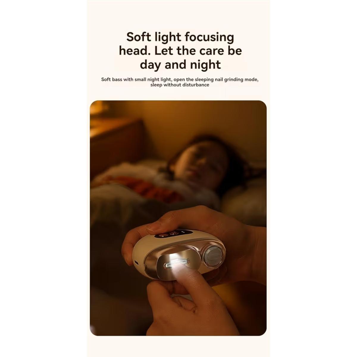 3-Speed Electric Nail Trimmer for Babies & Adults