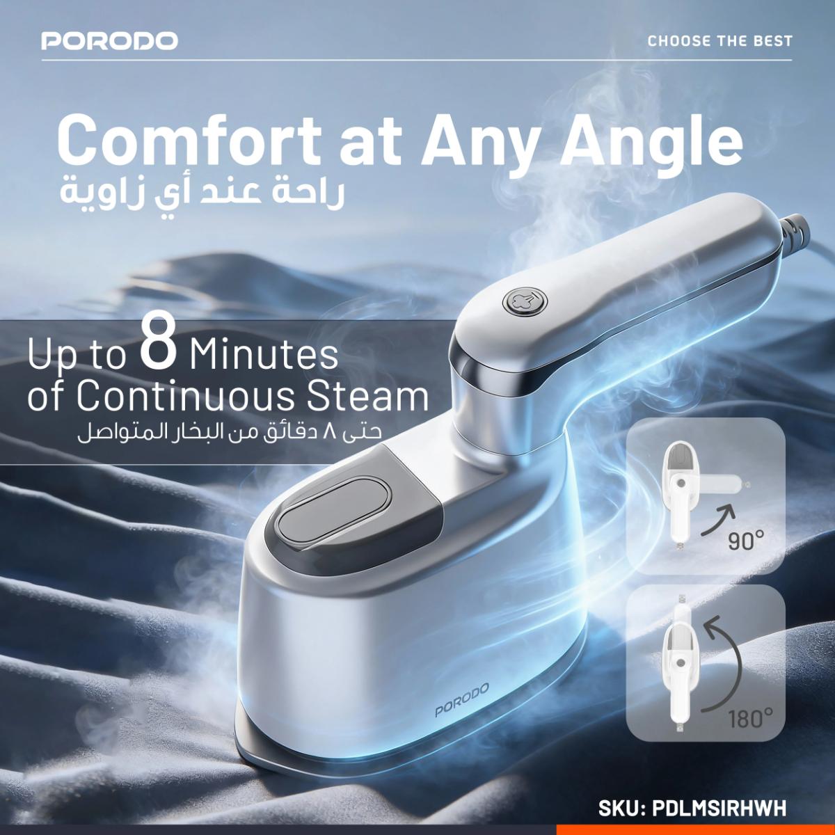 1100W Handheld Steamer for Clothes –