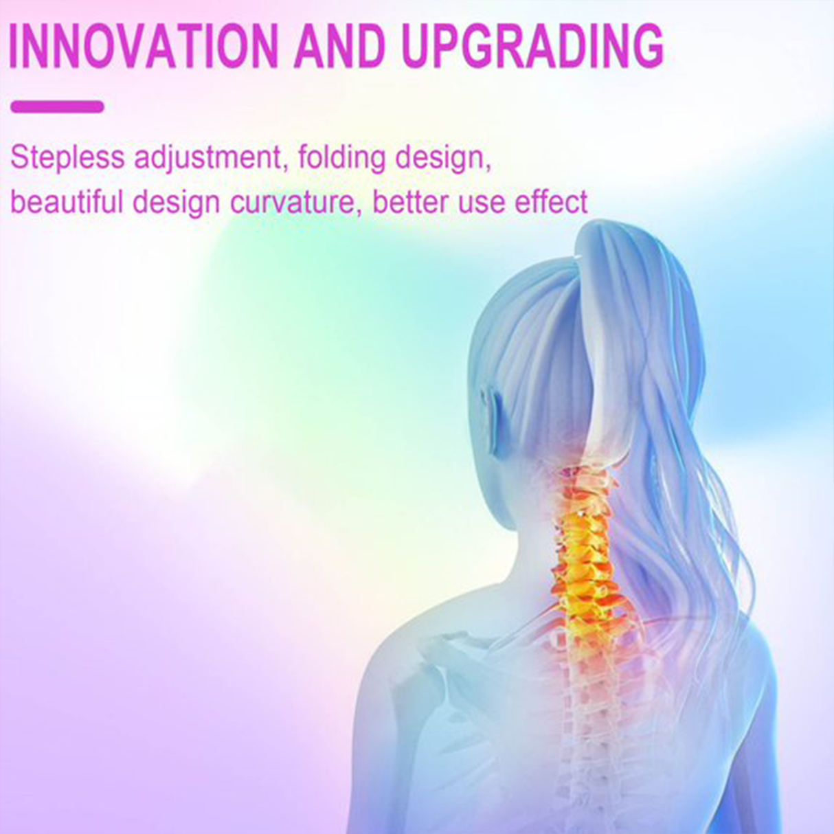 360° Adjustable Neck Support Posture Corrector for Relieves Neck Pain