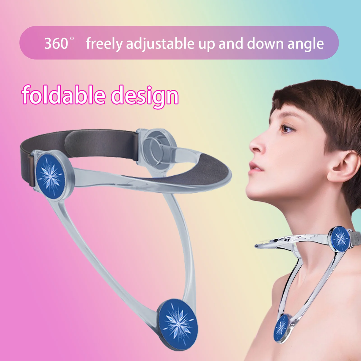 360° Adjustable Neck Support Posture Corrector for Relieves Neck Pain