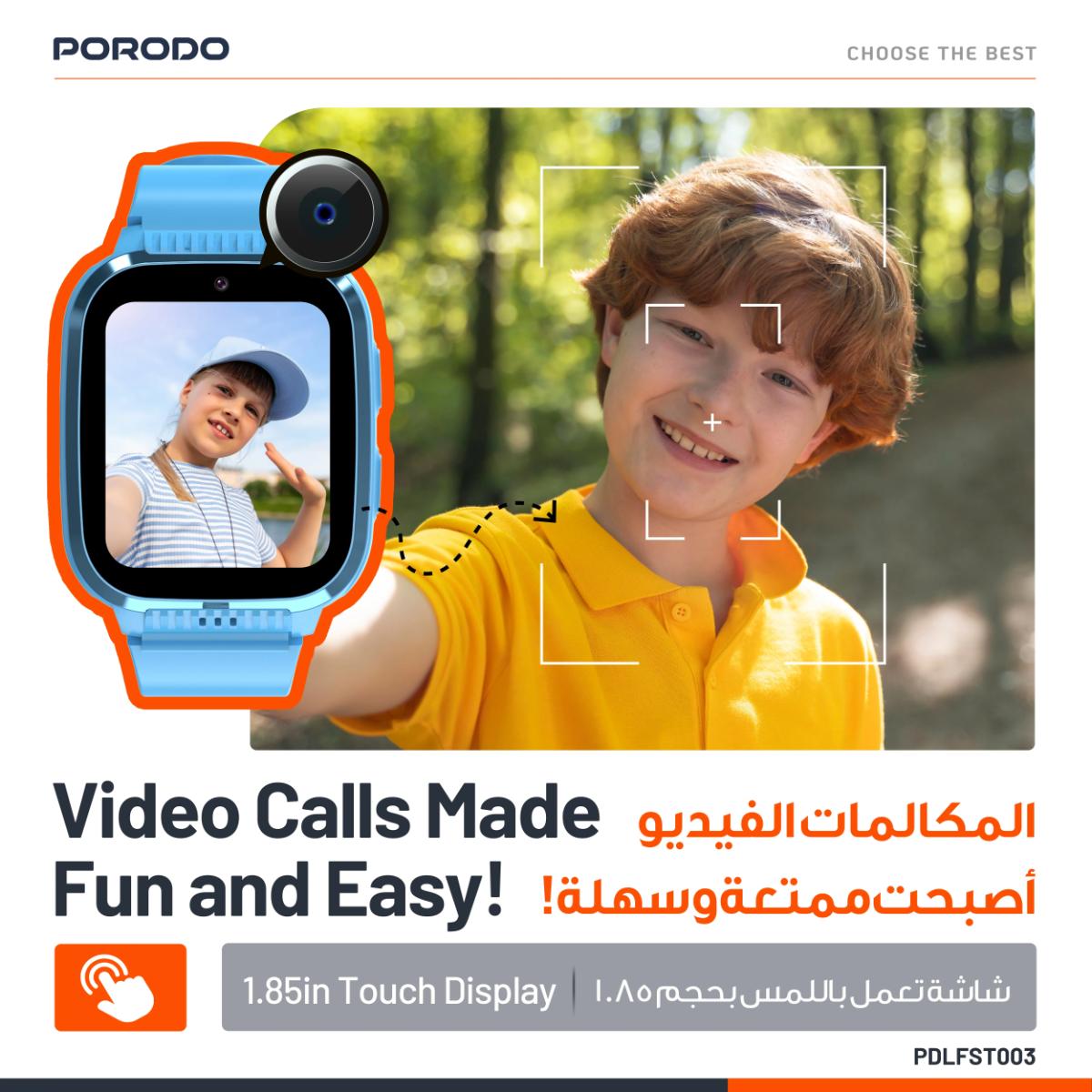 Porodo Kids 4G Smart Watch