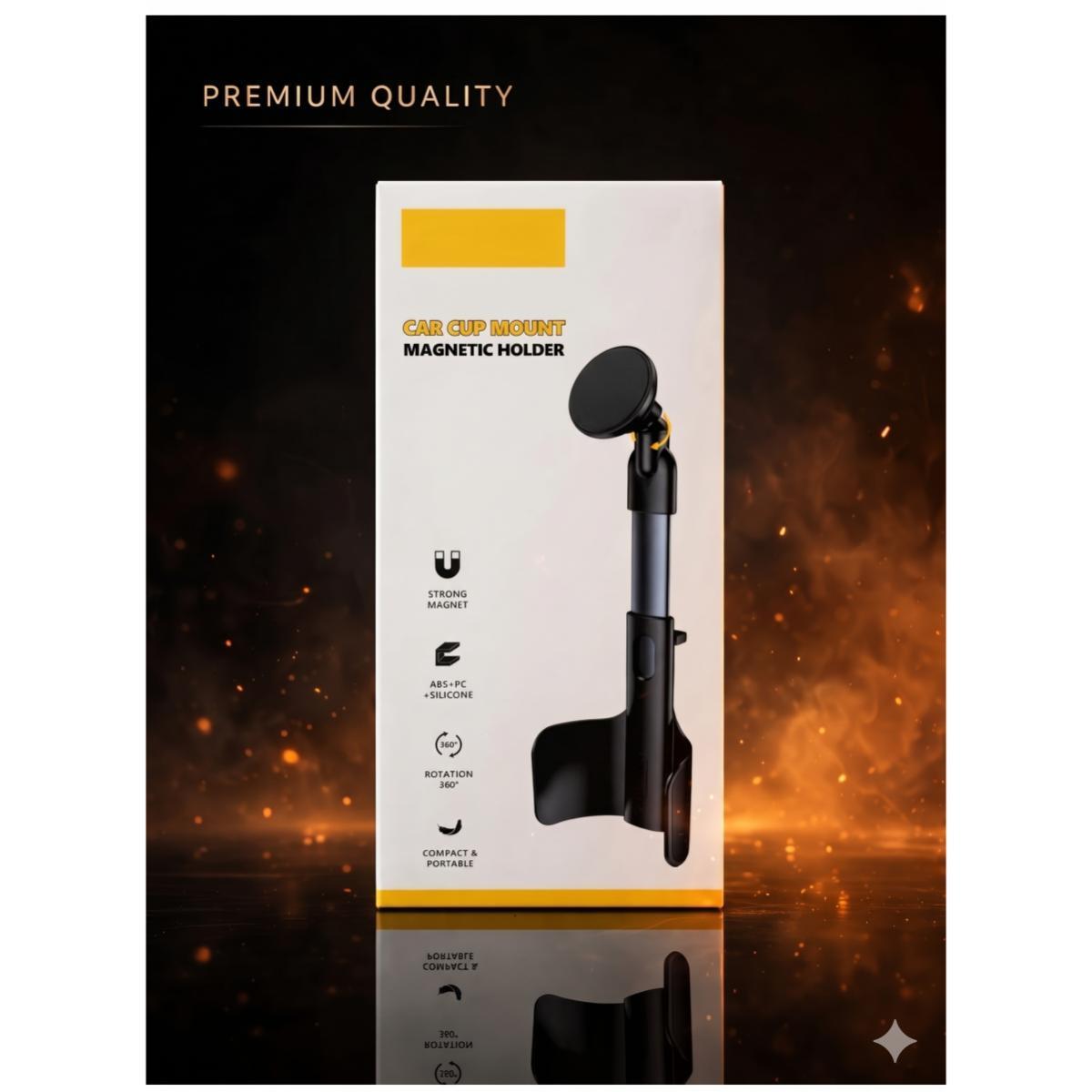 Magnetic Car Cup Holder Phone Mount