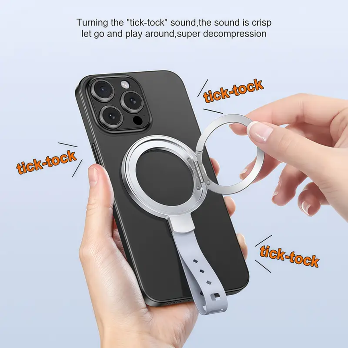 Magnetic Phone Ring Holder 360° Rotation