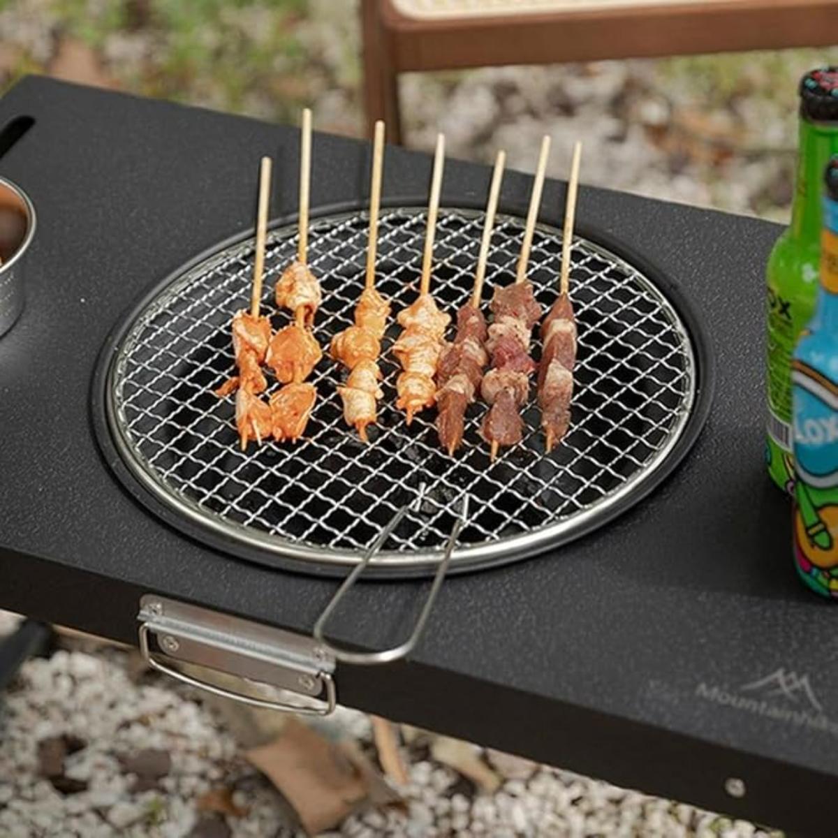 Portable Folding Charcoal BBQ Grill Table