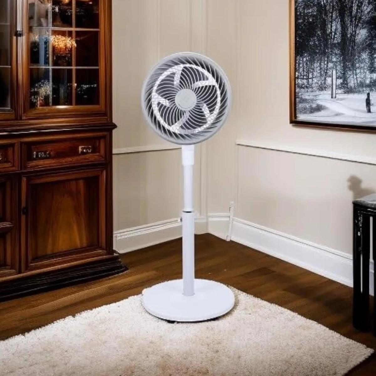 80W Standing Fan with 5 Blades