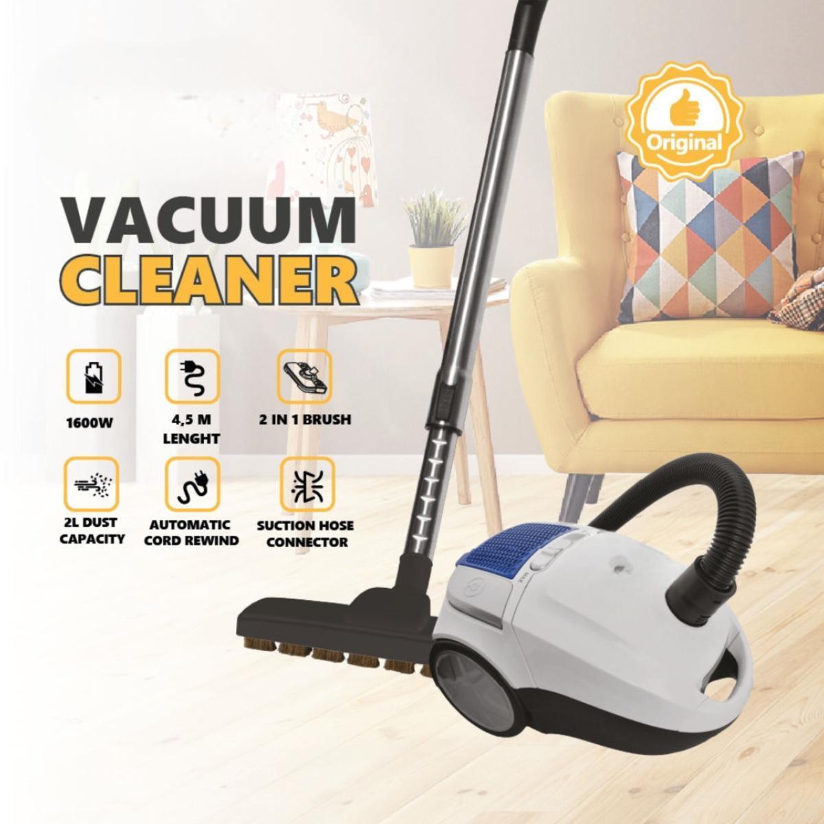 1600W High-Suction Canister Vacuum Cleaner