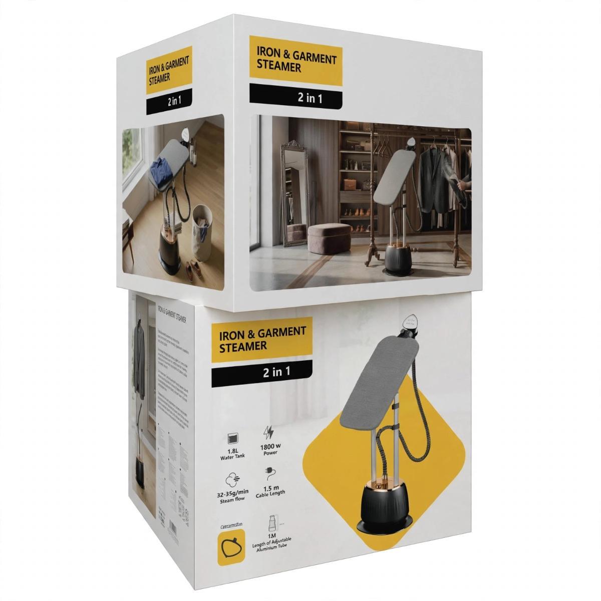 2 in 1 Garment Steamer and Iron 1800W
