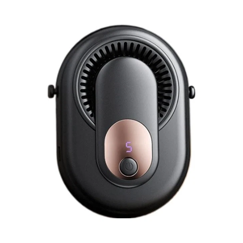 4-Speed Hanging wearable neck and waist fan with Digital Display | Portable Fan | Tradeo Shopping