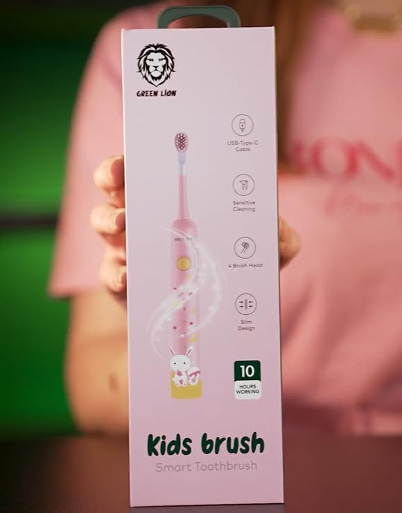 Green Lion Kids Smart Toothbrush | Electric Toothbrush | Tradeo Shopping