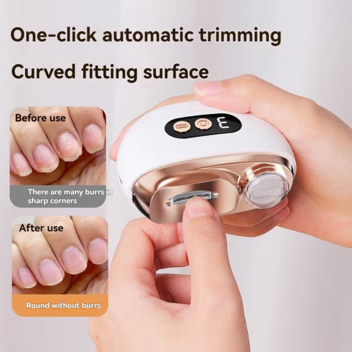 3-Speed Electric Nail Trimmer for Babies & Adults