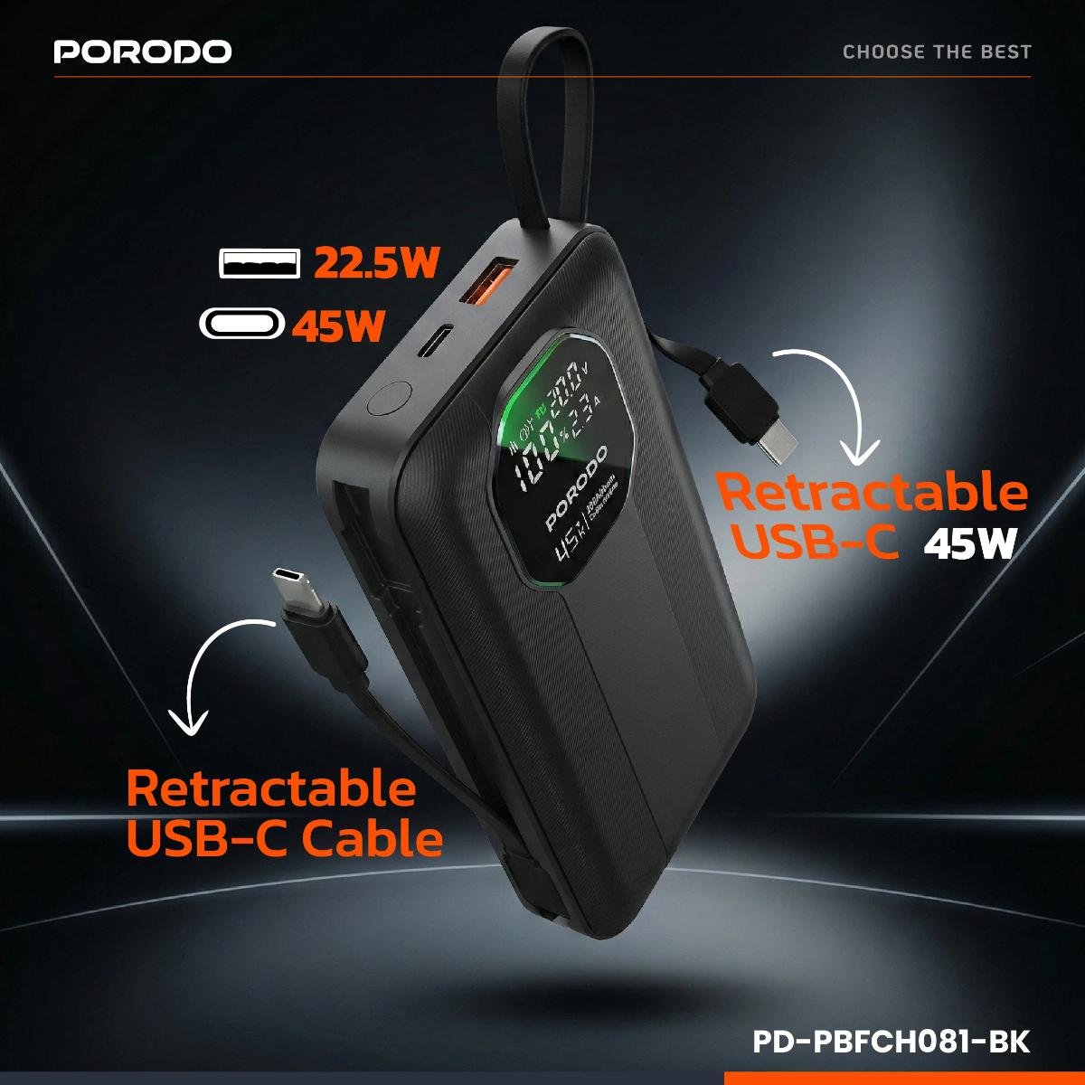 Porodo 20000mAh Power Bank