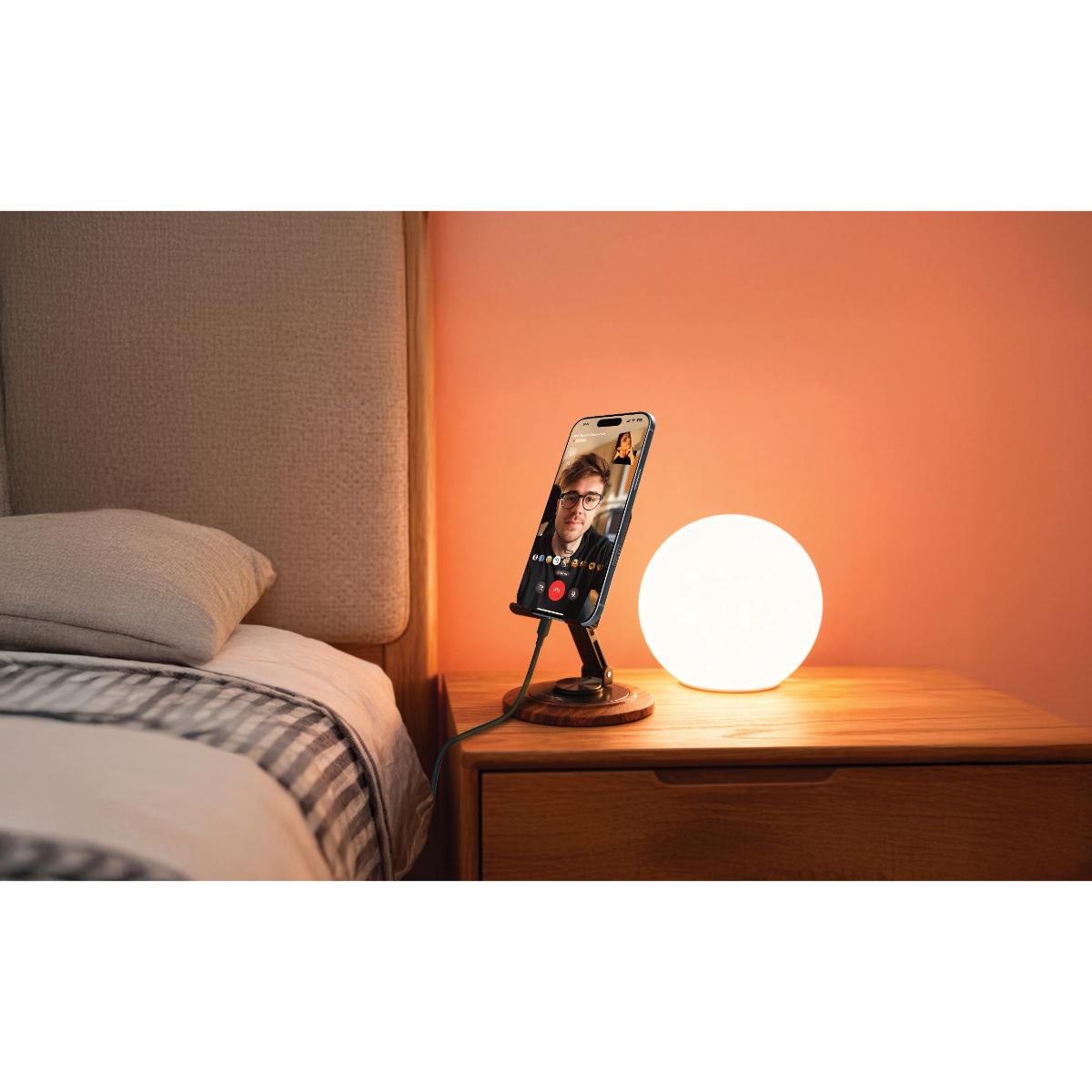 Porodo Blue Desktop Phone Holder 360° Rotating Base