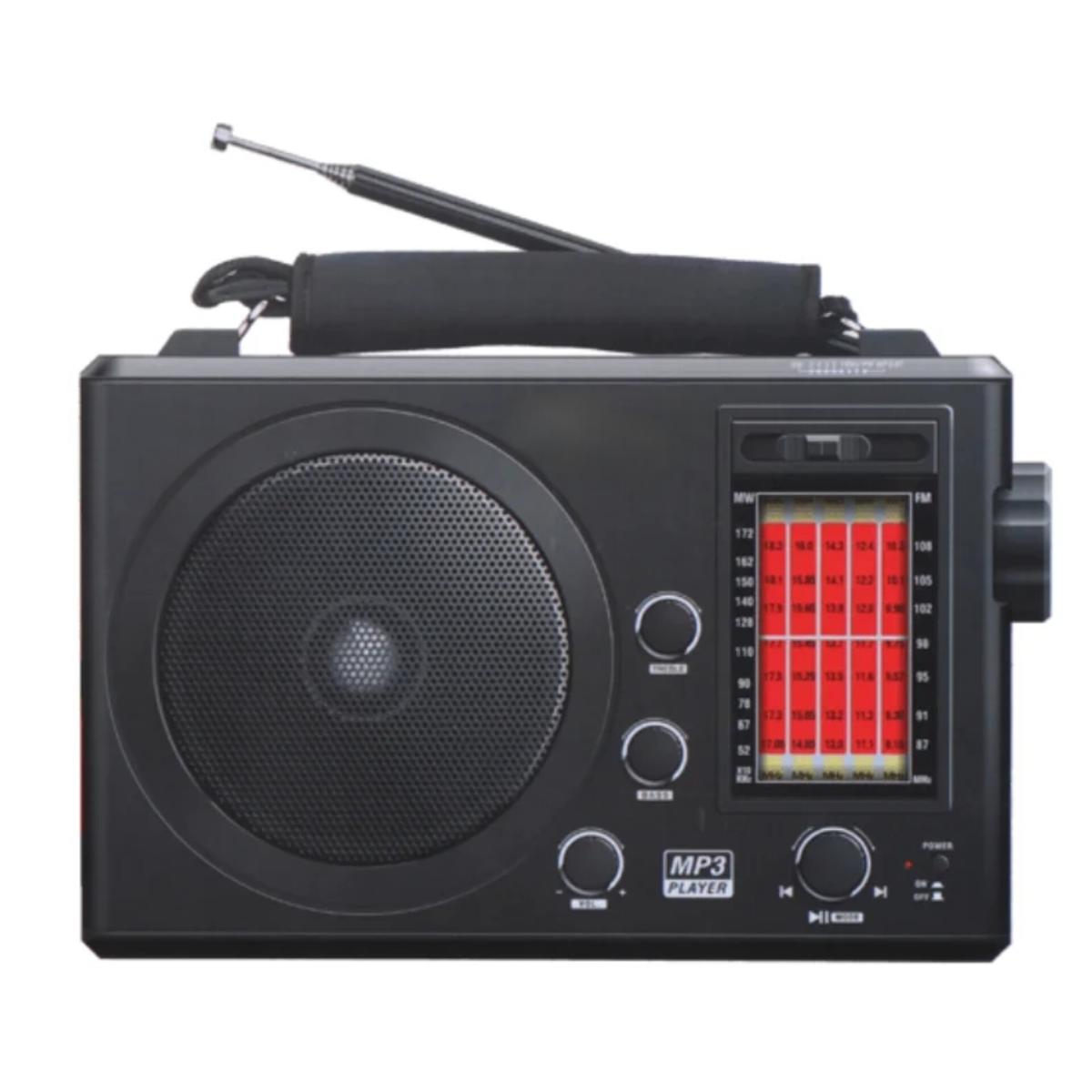 8W Multi-Band Portable Radio & Bluetooth Speaker