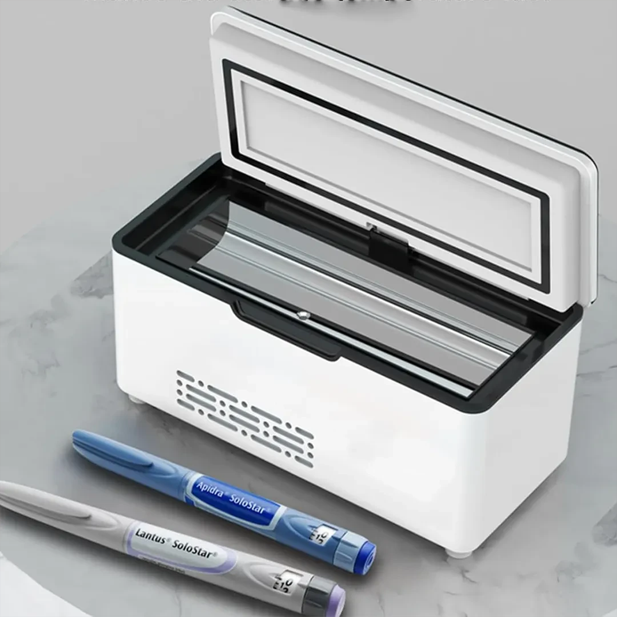 Portable Insulin Cooler Box with LED Display & Thermoelectric Refrigeration