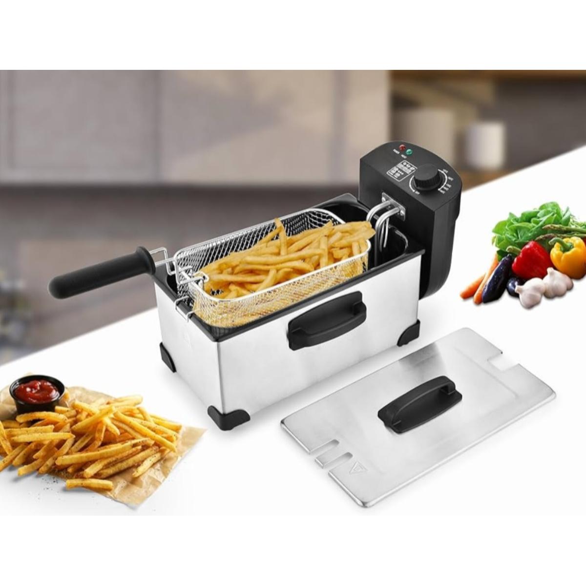 3.0L Deep Fryer with Adjustable Temperature Control