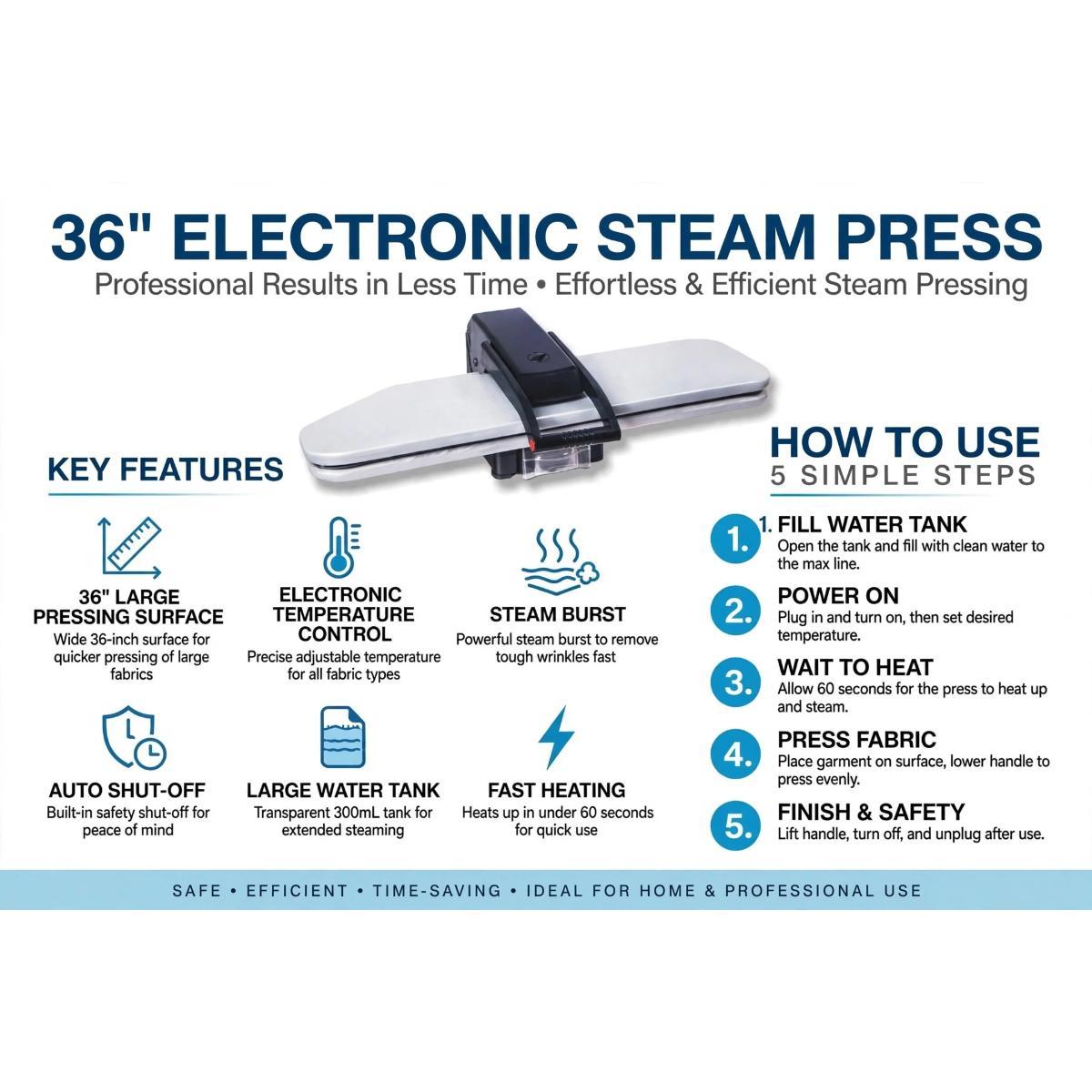 Digital Steam Press Machine