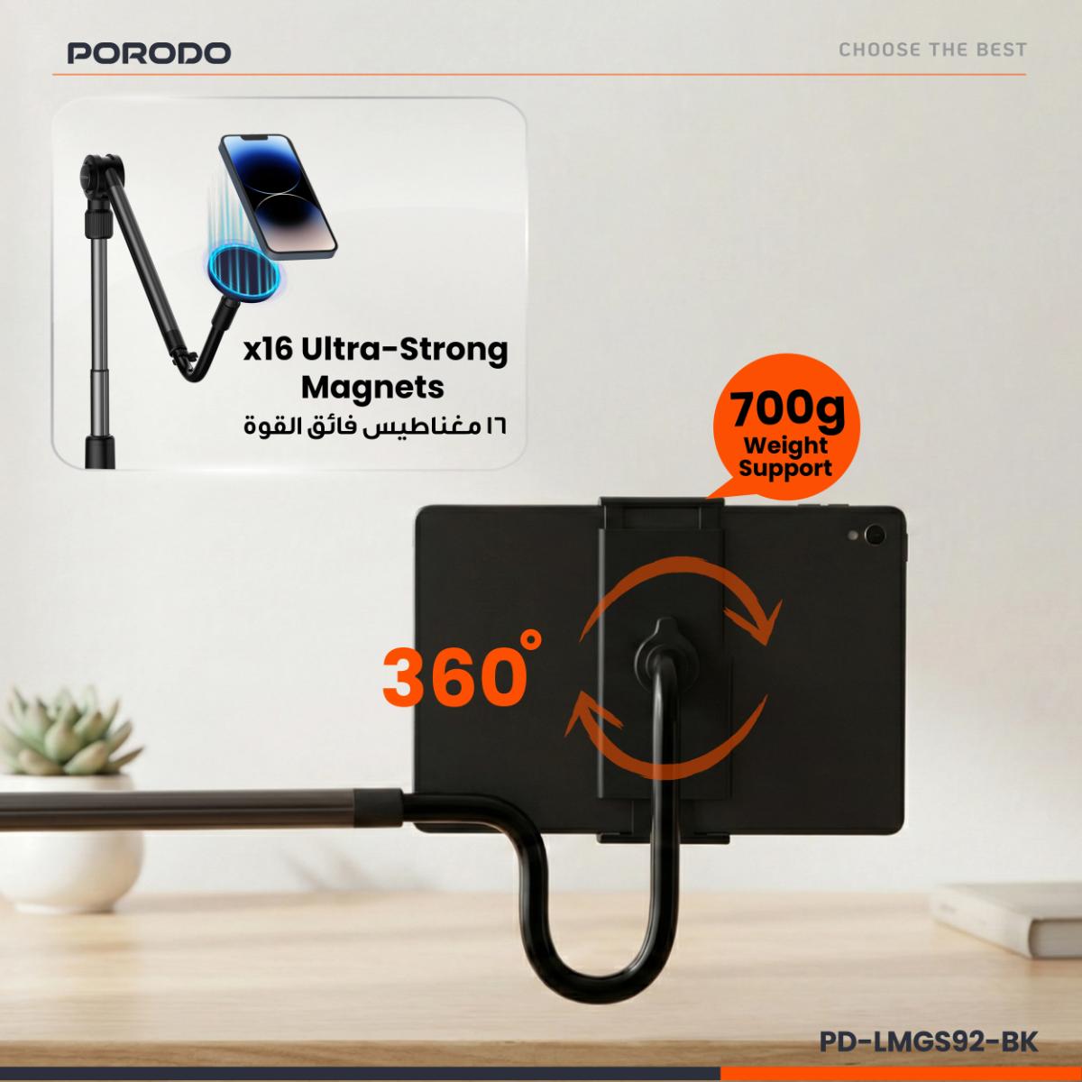 Porodo Lazy Bracket Magsafe & Tablet
