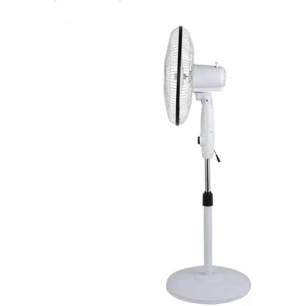 Solar Powered Standing Fan with Panel