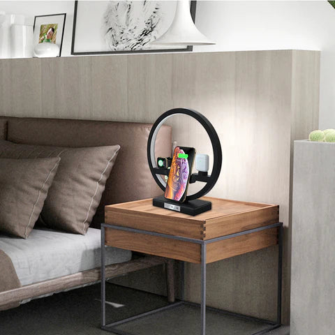 Multi Function Phone Stand 3 in 1 With Lamp