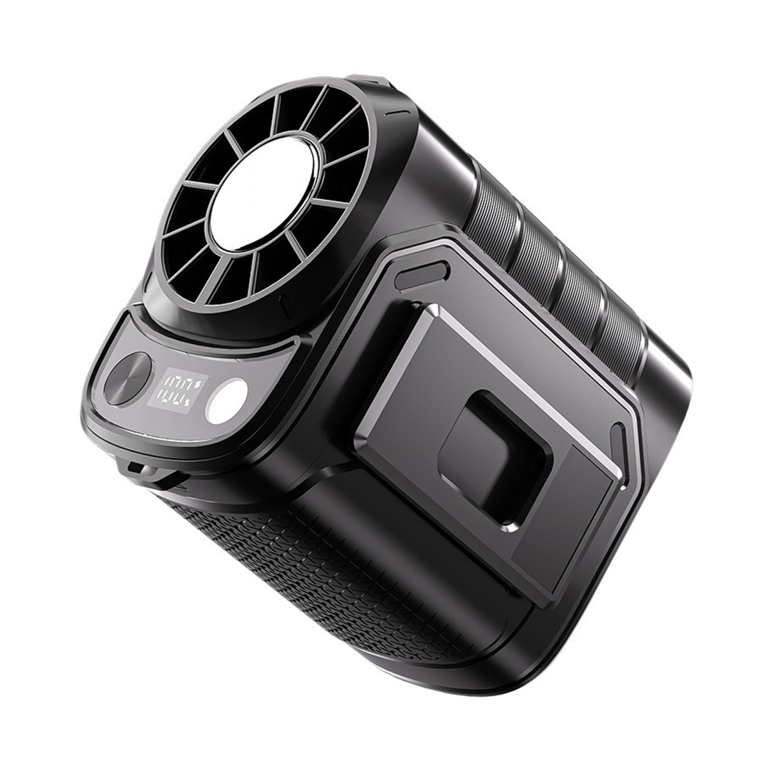 5 Speed Portable Waist Fan with Power Bank & LED Light | Wearable Cooling Fan | Tradeo Shopping
