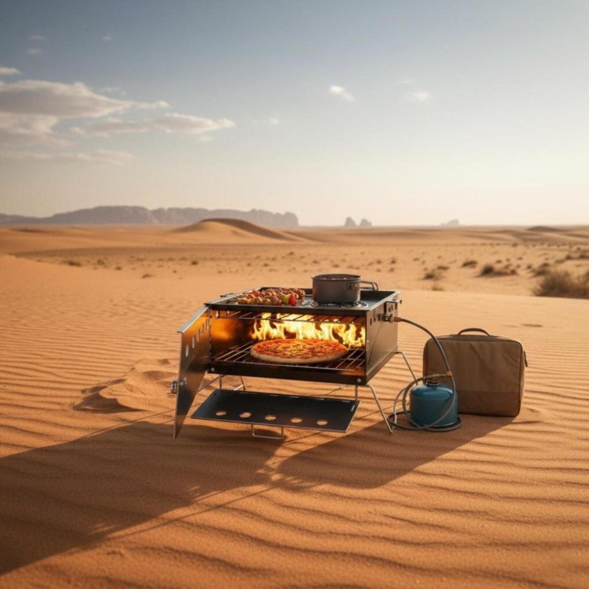 3-in-1 Portable Outdoor Gas Pizza Oven