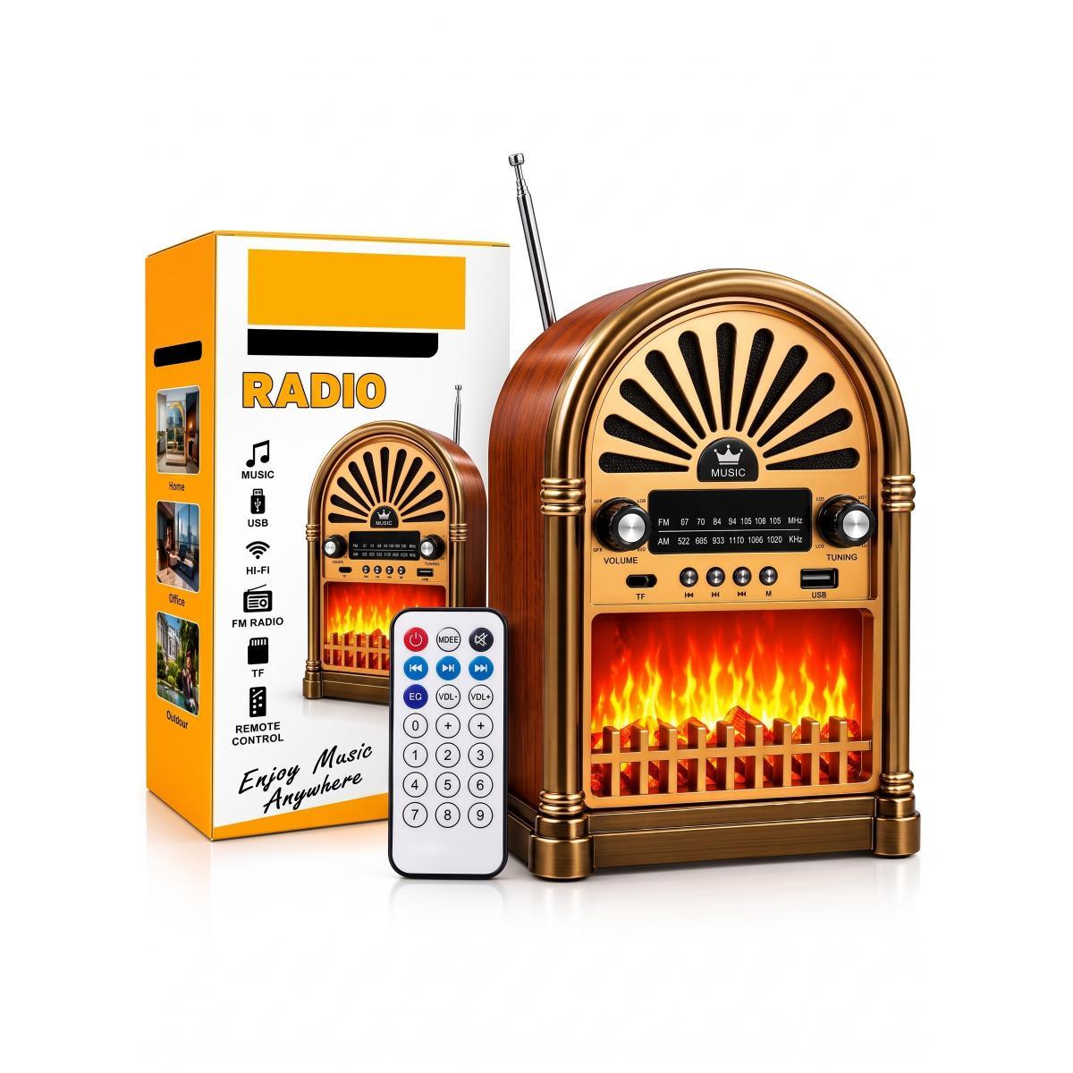 Retro Vintage Style FM Radio