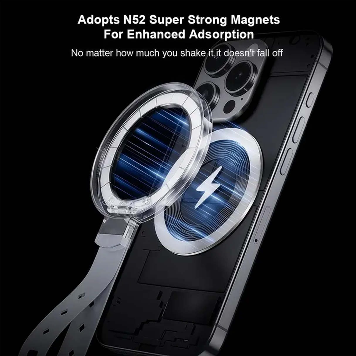 Magnetic Phone Ring Holder 360° Rotation